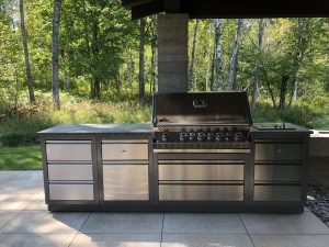 Outdoor Grill Island