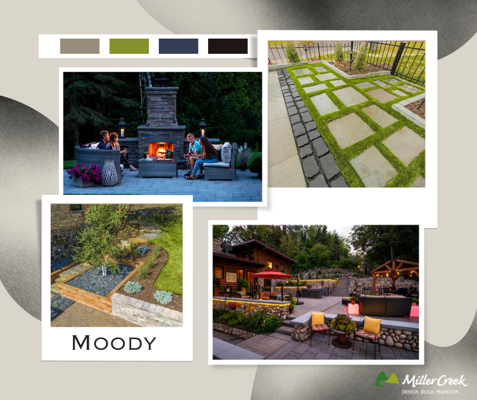 2024 landscaping trends mood board